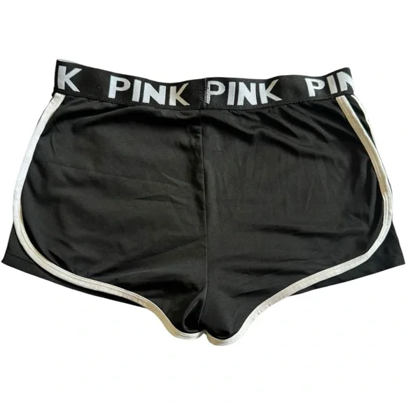 PINK Victoria's Secret Black Athletic Shorts with Dolphin Hem - Picture 3 of 6